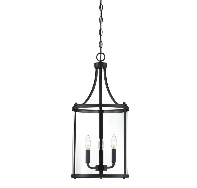 Penrose 3-Light Chandelier in Black