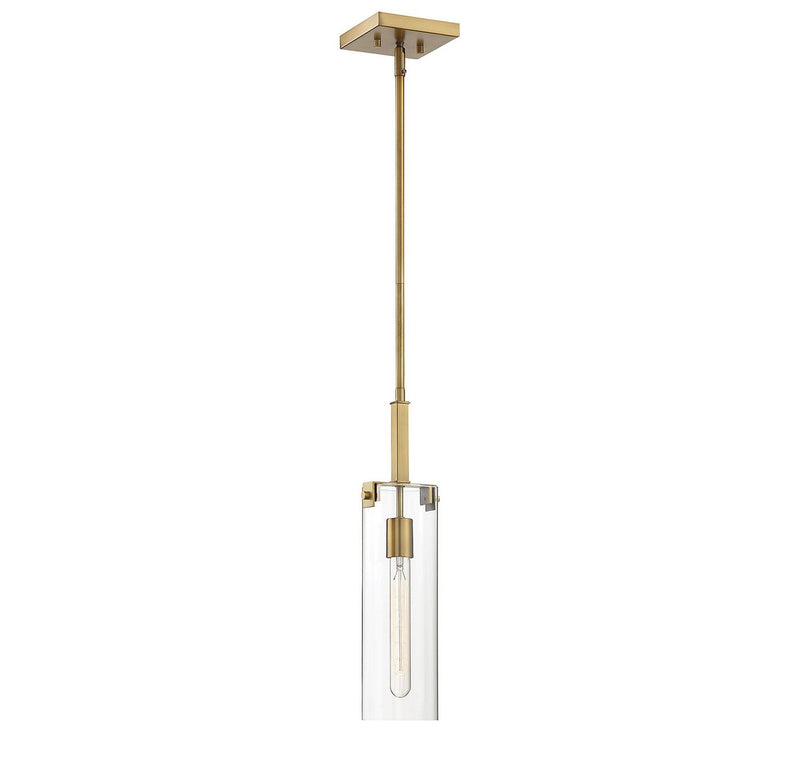 Winfield Mini Pendant in Warm Brass