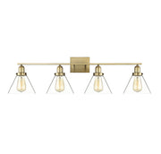 Drake 4-Light Bath Vanity Light in Warm Brass