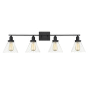 Drake 4-Light Bath Vanity Light in Black