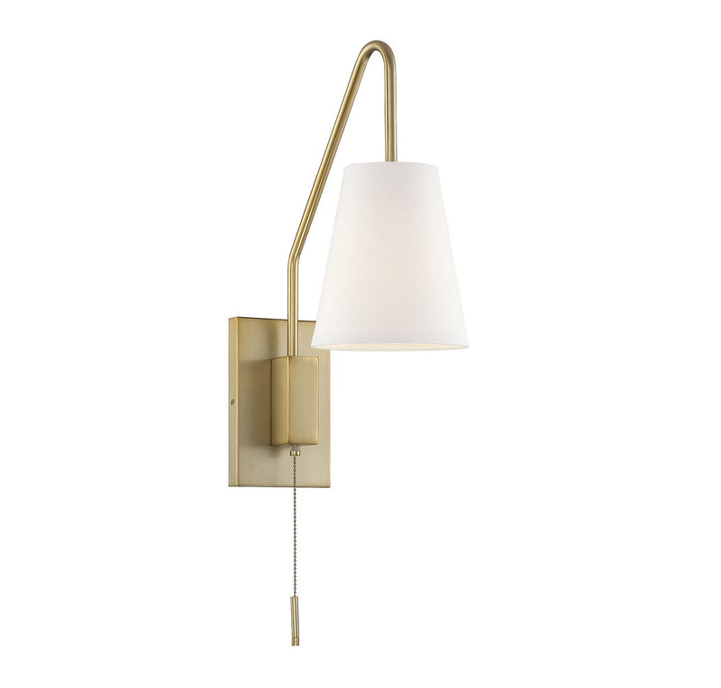 Owen Swing Arm Wall Lamp in Warm Brass