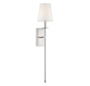 Monroe Large Bath Sconce in Satin Nickel