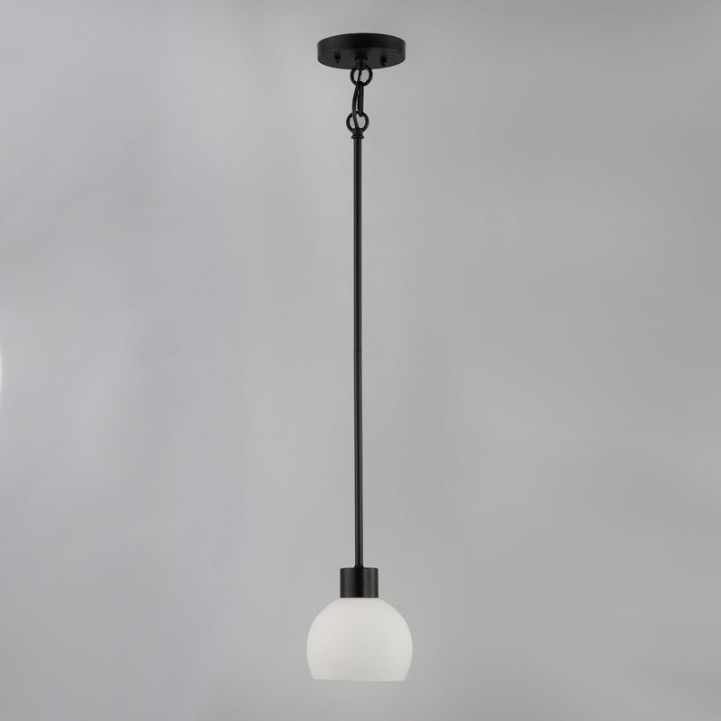 Coraline 1 Light Mini Pendant in Black