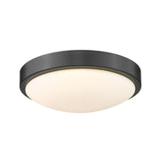 Gabi 10" Integrated LED Flush Mount in Matte Black