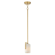 Dart 1 Light Pendant in Natural Aged Brass
