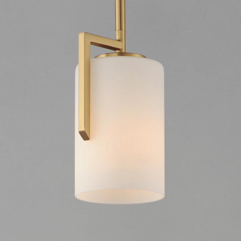 Dart 1 Light Pendant in Natural Aged Brass