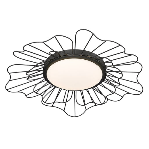 Yasmin LED Flush Mount in Natural Black