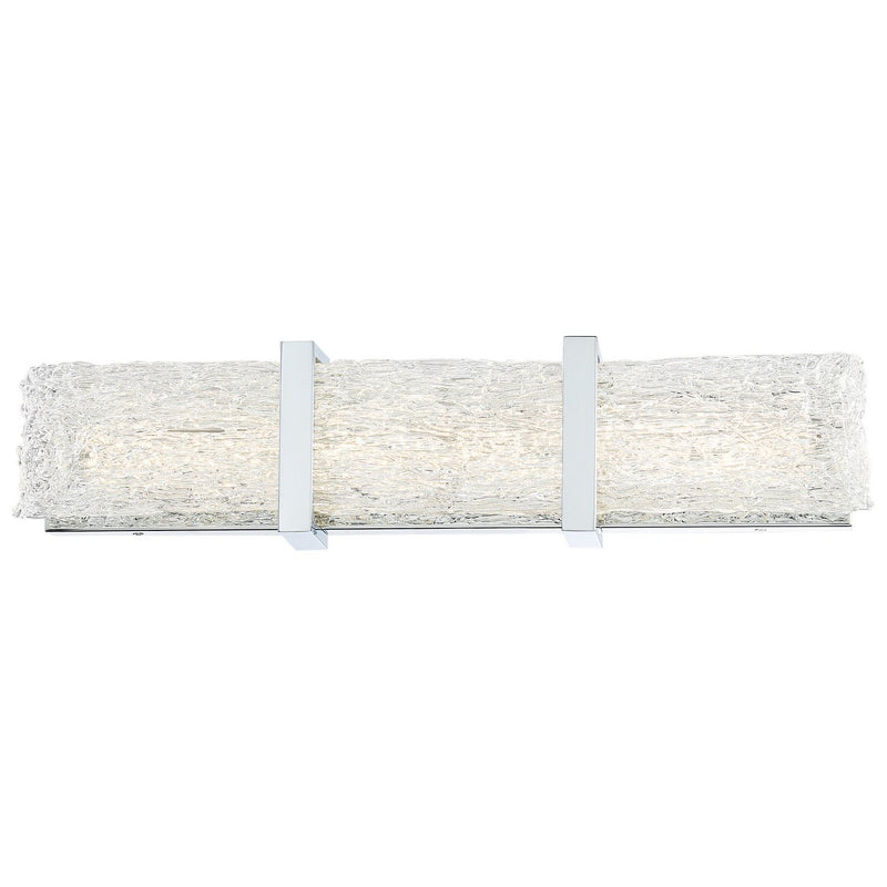 Forest Ice II 24" LED Bath Vanity Light in Chrome