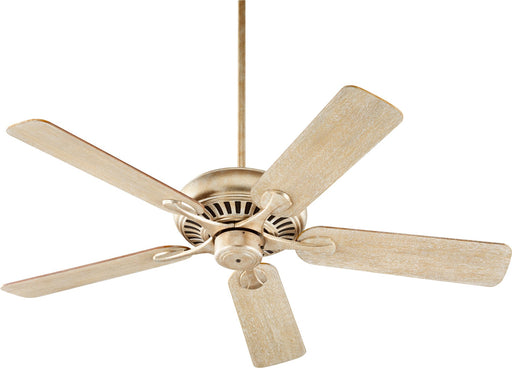 Pinnacle 52" 5-Blade Ceiling Fan in Aged Silver Leaf