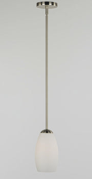 Taylor 1 Light Mini Pendant in Satin Nickel