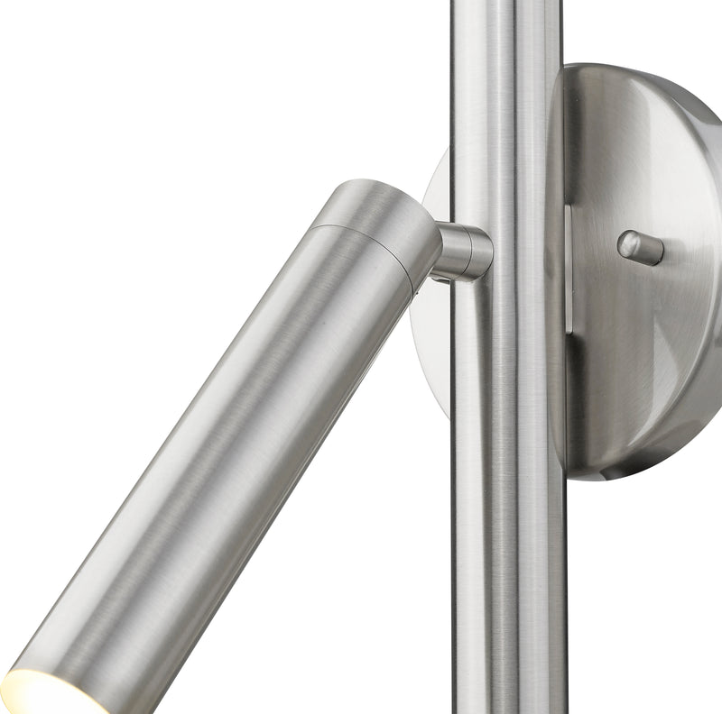 Forest 3 Light 4.75" Wall Sconce in Brushed Nickel