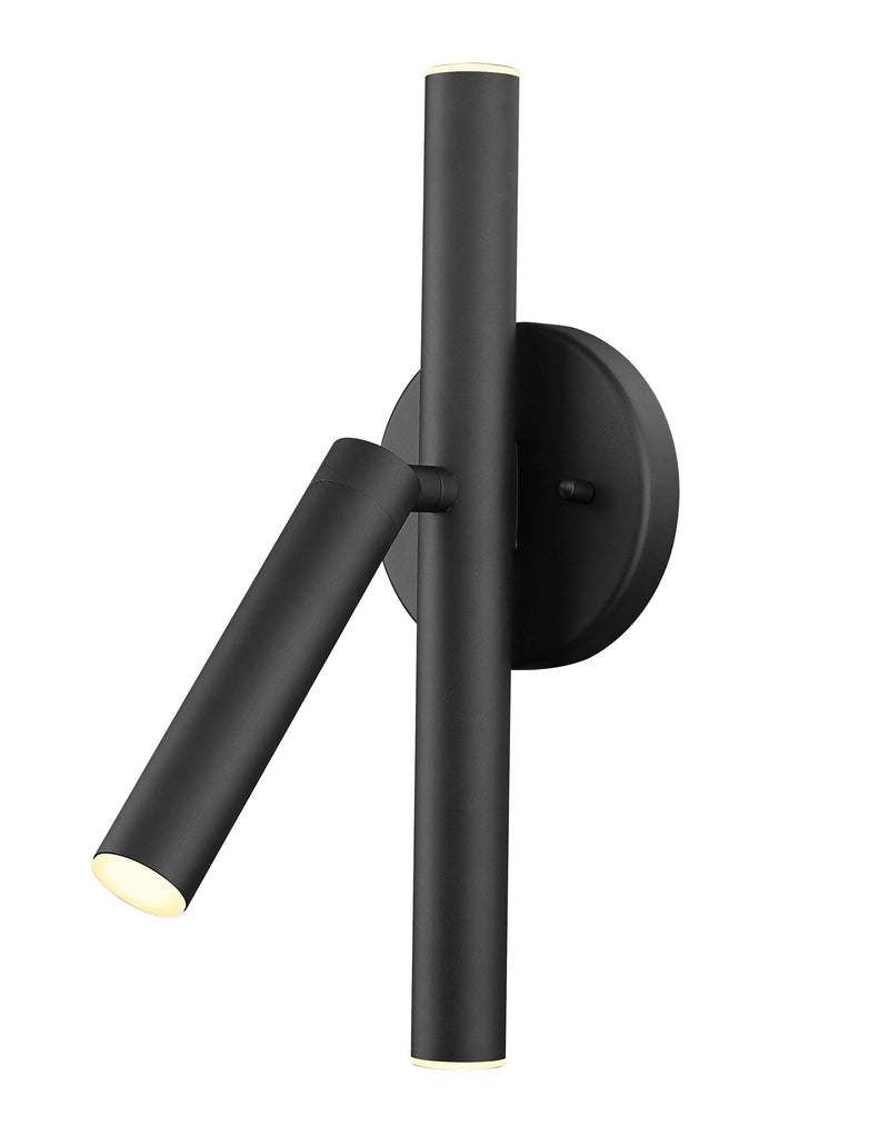 Forest 3 Light 4.75" Wall Sconce in Matte Black
