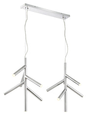 Forest 12 Light 43.75" Linear Pendant in Chrome