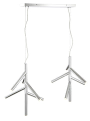 Forest 12 Light 43.75" Linear Pendant in Chrome