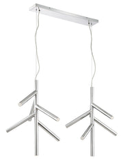 Forest 12 Light 43.75" Linear Pendant in Chrome