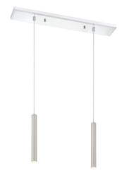 Forest 2 Light 30" Linear Pendant, 12" Tall in Chrome