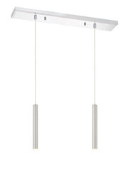 Forest 2 Light 30" Linear Pendant, 12" Tall in Chrome