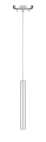 Forest 1 Light 4.75" Pendant, 917 Series, 12" Tall in Chrome