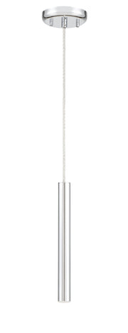 Forest 1 Light 4.75" Pendant, 917 Series, 12" Tall in Chrome
