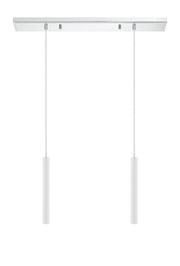 Forest 2 Light 30" Linear Pendant, 12" Tall in Chrome
