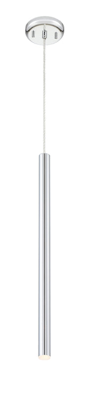 Forest 1 Light 4.75" Pendant, 917 Series, 24" Tall in Chrome