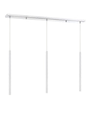 Forest 3 Light 46" Linear Pendant, 24" Tall in Chrome