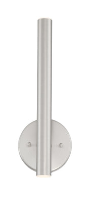 Forest 2 Light 4.75" Wall Sconce, 13.75" Tall in Brushed Nickel