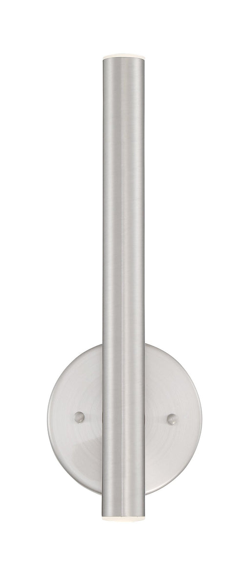 Forest 2 Light 4.75" Wall Sconce, 13.75" Tall in Brushed Nickel