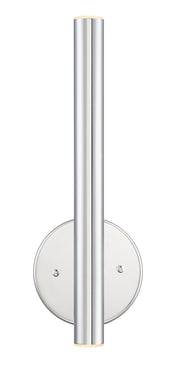 Forest 2 Light 4.75" Wall Sconce, 13.75" Tall in Chrome
