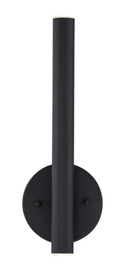 Forest 2 Light 4.75" Wall Sconce, 13.75" Tall in Matte Black