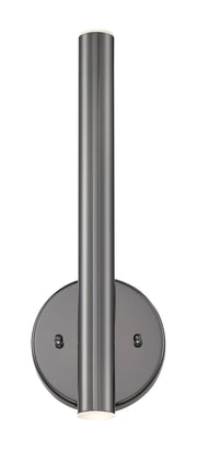 Forest 2 Light 4.75" Wall Sconce, 13.75" Tall in Pearl Black