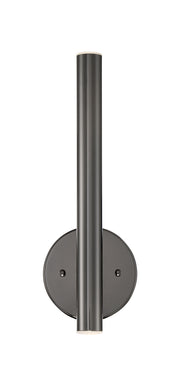 Forest 2 Light 4.75" Wall Sconce, 13.75" Tall in Pearl Black