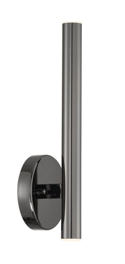 Forest 2 Light 4.75" Wall Sconce, 13.75" Tall in Pearl Black