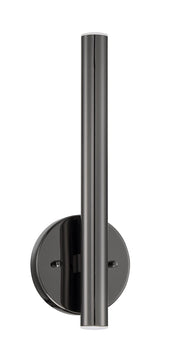 Forest 2 Light 4.75" Wall Sconce, 13.75" Tall in Pearl Black