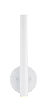 Forest 2 Light 4.75" Wall Sconce, 13.75" Tall in Matte White