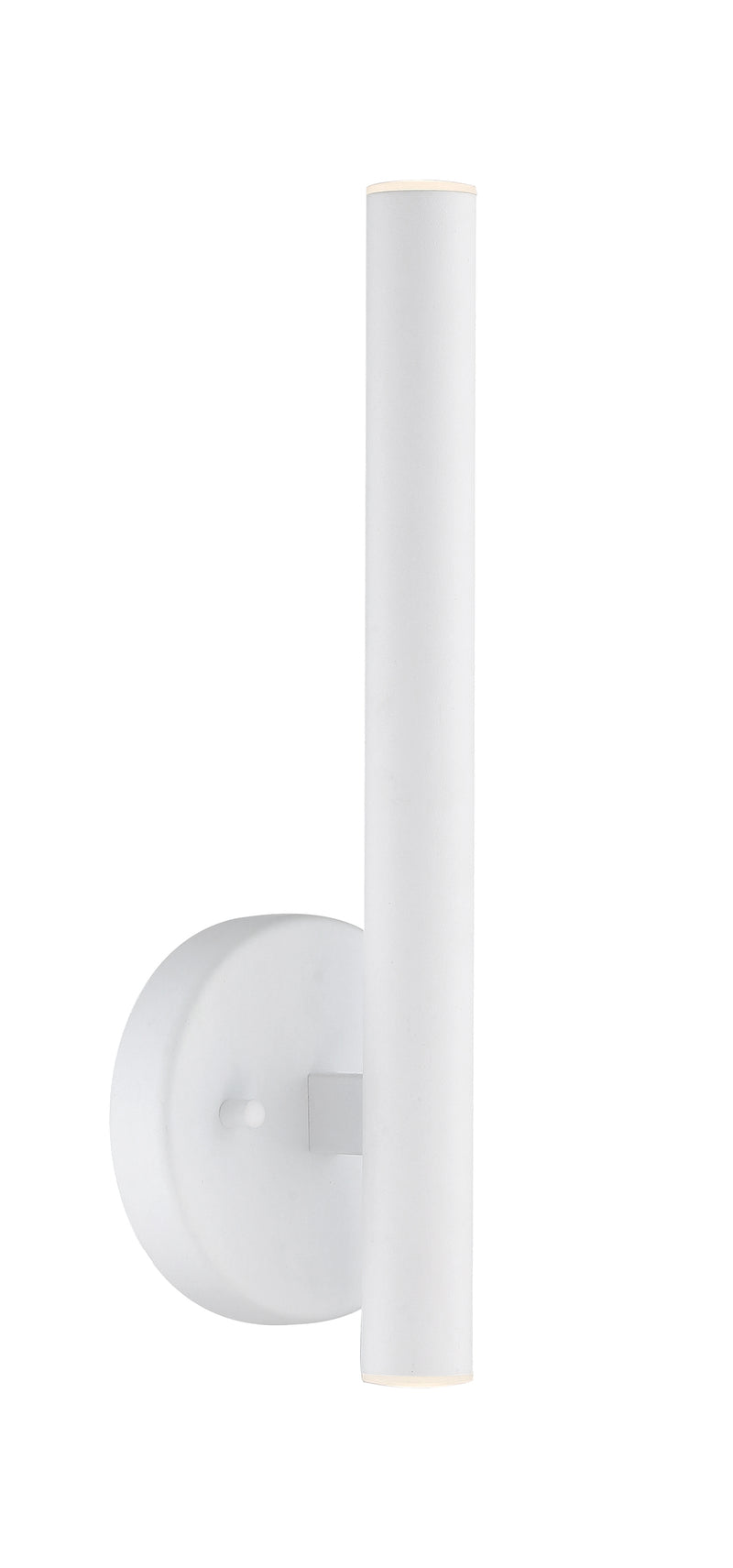 Forest 2 Light 4.75" Wall Sconce, 13.75" Tall in Matte White
