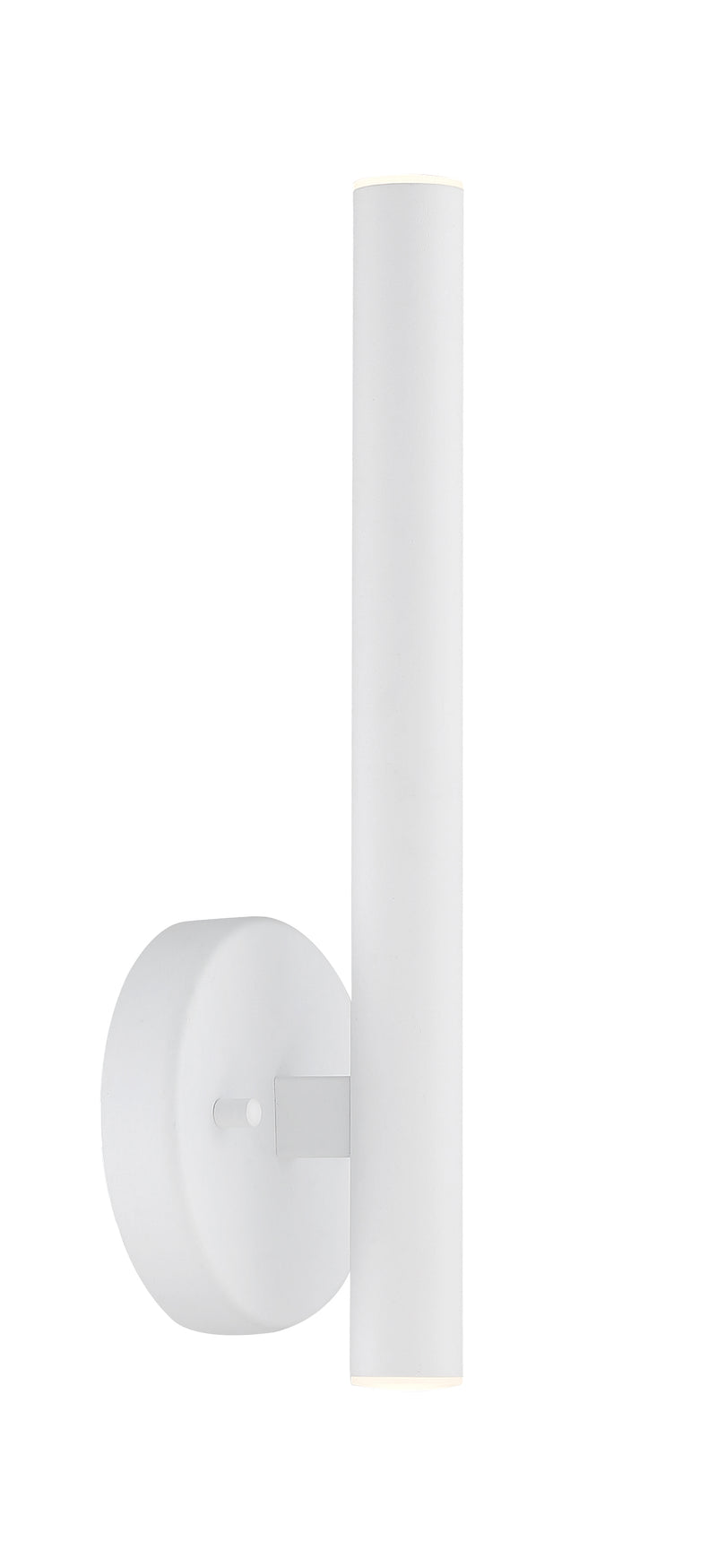 Forest 2 Light 4.75" Wall Sconce, 13.75" Tall in Matte White