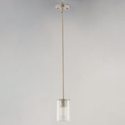 Sleek 1 Light Mini Pendant in Satin Nickel