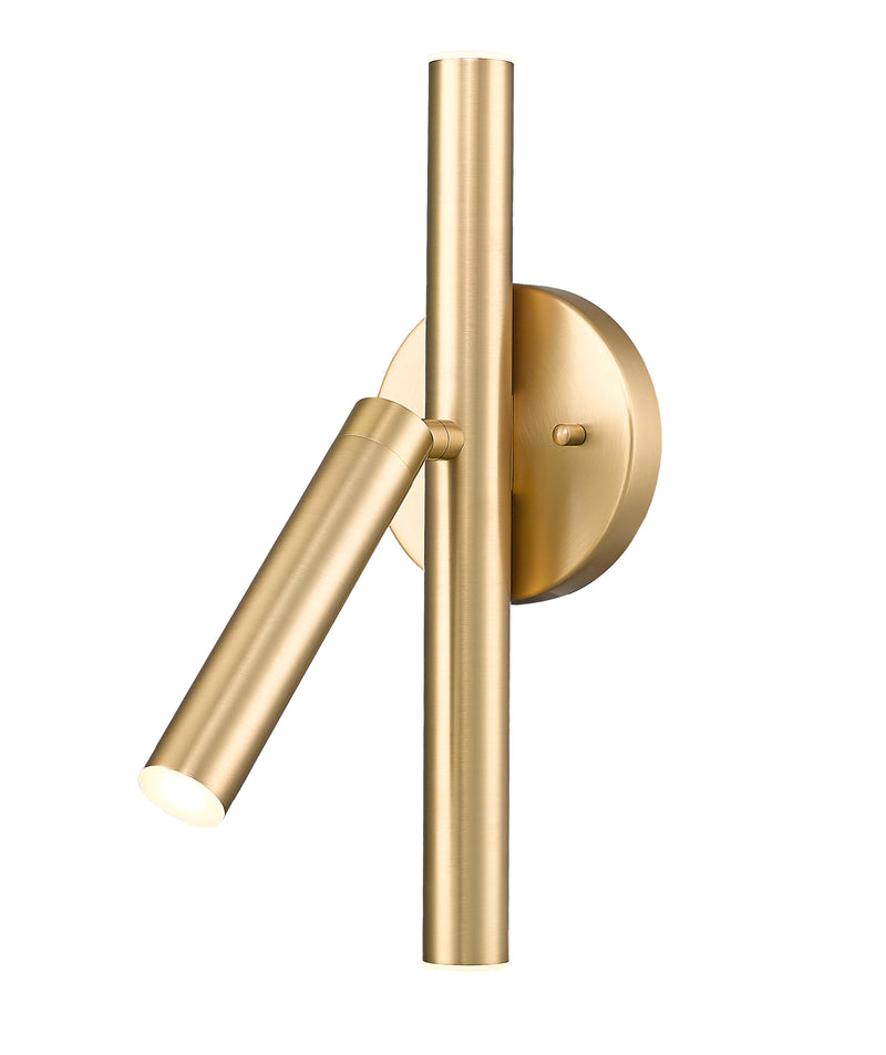 Forest 3 Light 4" Wall Sconce in Modern Gold