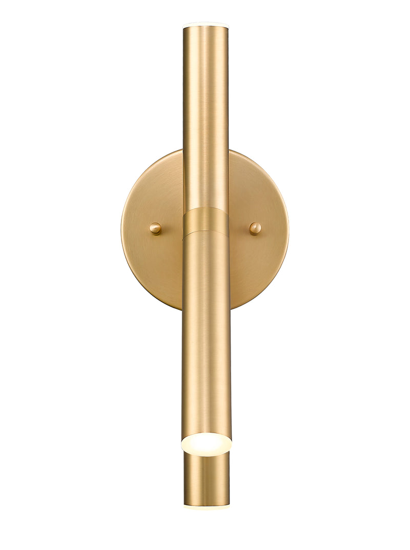 Forest 3 Light 4" Wall Sconce in Modern Gold