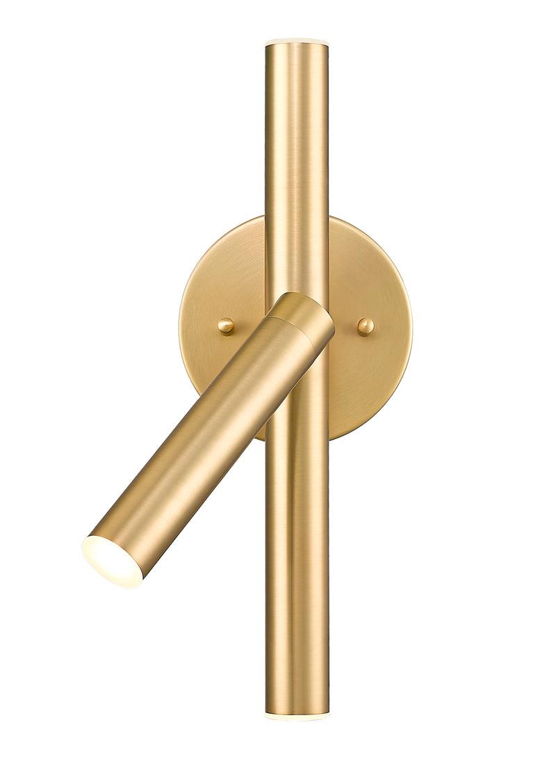 Forest 3 Light 4" Wall Sconce in Modern Gold