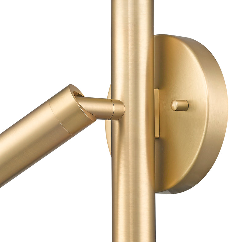 Forest 3 Light 4" Wall Sconce in Modern Gold