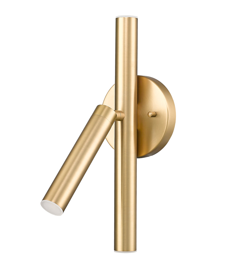 Forest 3 Light 4" Wall Sconce in Modern Gold