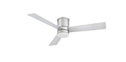 Axis 52" Outdoor Flush Mount Ceiling Fan with Light in Bronze