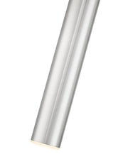 Forest 1 Light 4.75" Pendant, Brushed Nickel, Matte Black or Modern Gold Shades, 919 Series, 12" Tall in Brushed Nickel