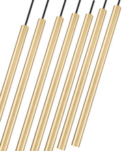 Forest 7 Light 54" Linear Pendant, 23.75" Tall in Modern Gold
