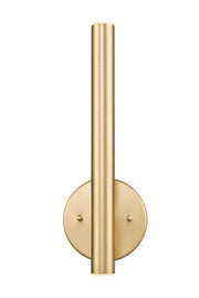 Forest 2 Light 4.75" Wall Sconce, Modern Gold Shade, 13.75" Tall in Modern Gold