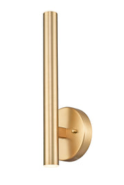 Forest 2 Light 4.75" Wall Sconce, Modern Gold Shade, 13.75" Tall in Modern Gold