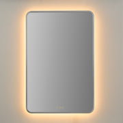 Aero 24" x 36" LED Stadium Mirror in Satin Nickel