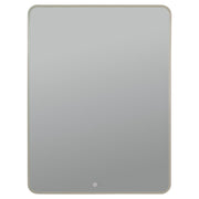 Aero 30" x 40" LED Stadium Mirror in Satin Nickel